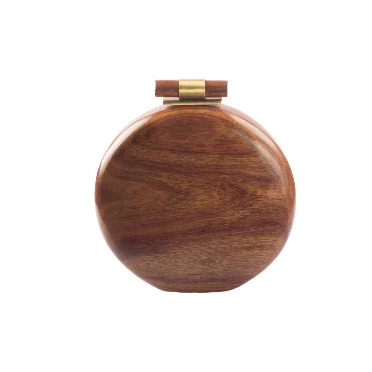 Wooden Round Clutch