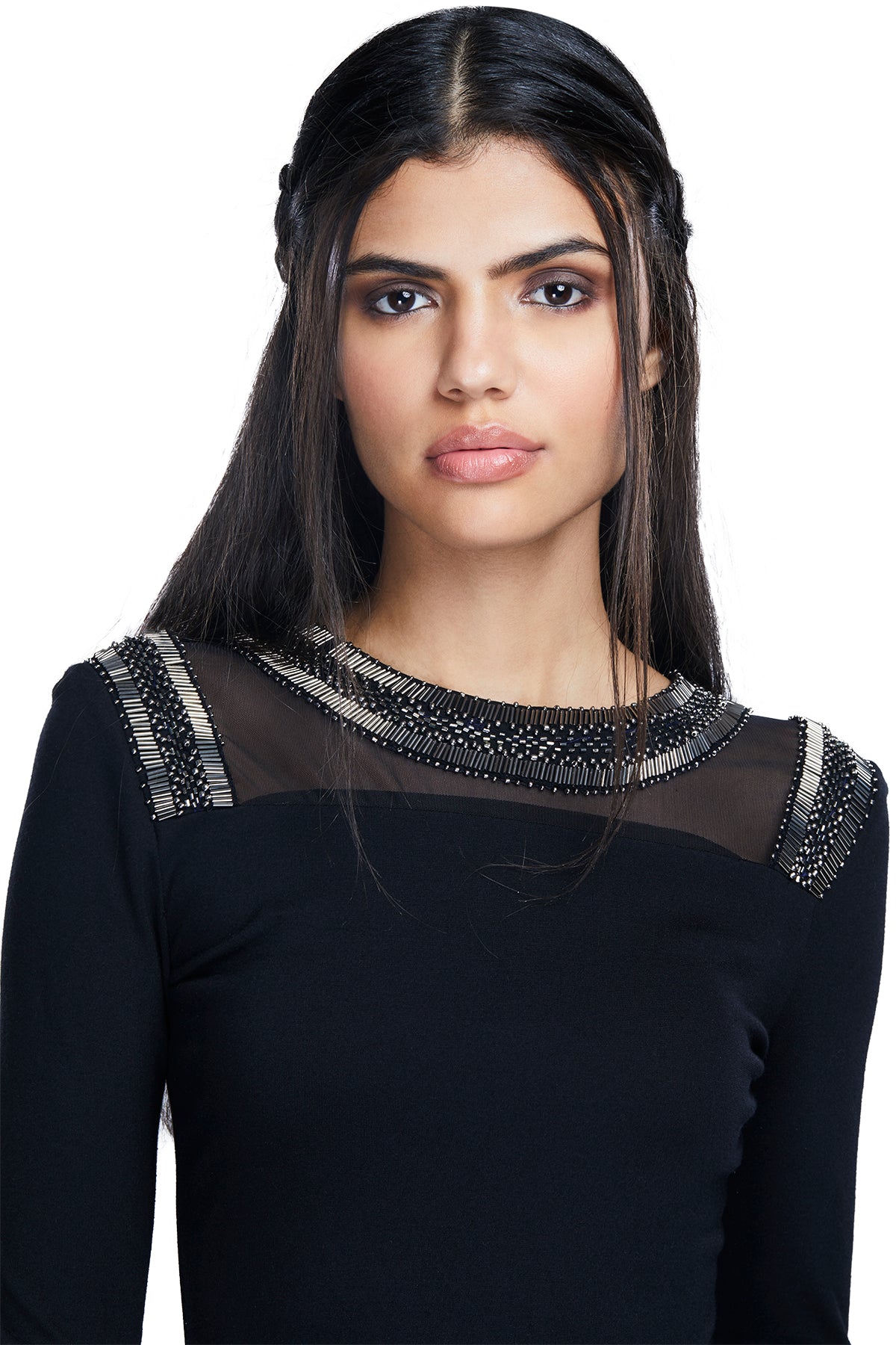 Black bodycon dress