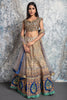 Green and Blue Peacock Lehenga Set