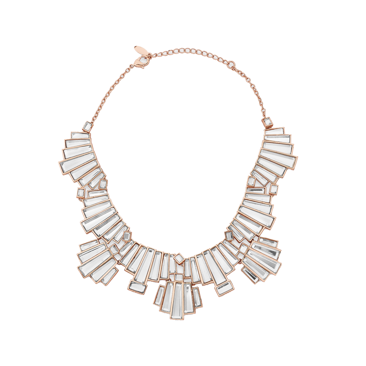 Bombay Deco Statement Mirror Choker Necklace