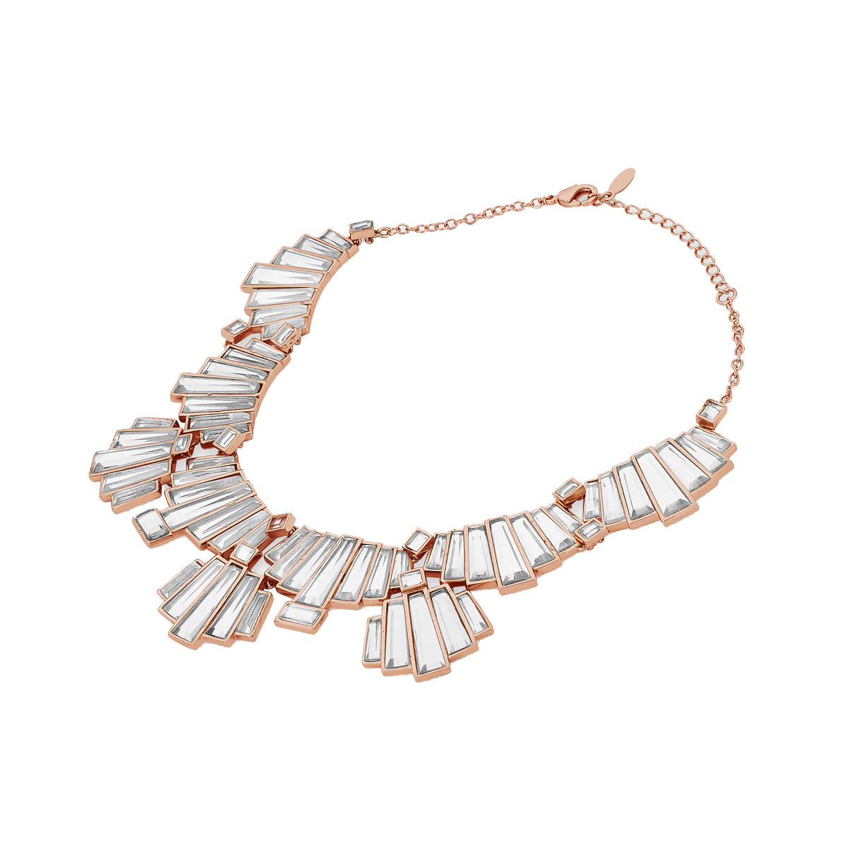 Bombay Deco Statement Mirror Choker Necklace