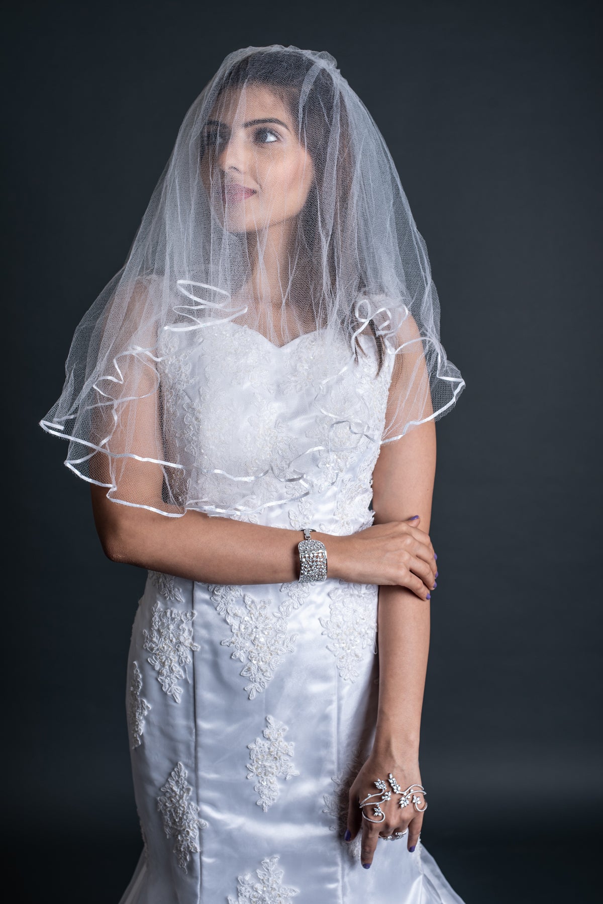 Wedding Gown With Detachable Trail