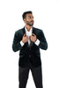 Emerald Green Velvet Blazer