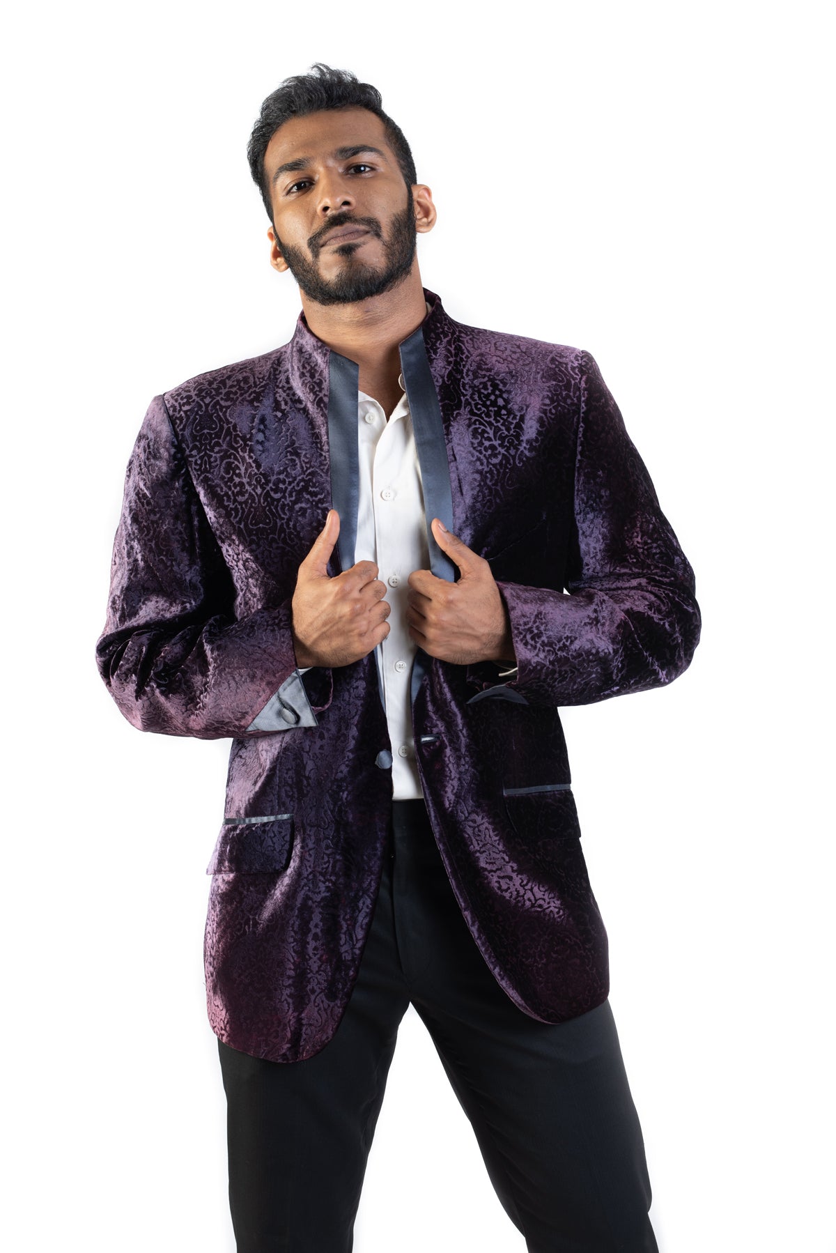 Purple Velvet Jacket