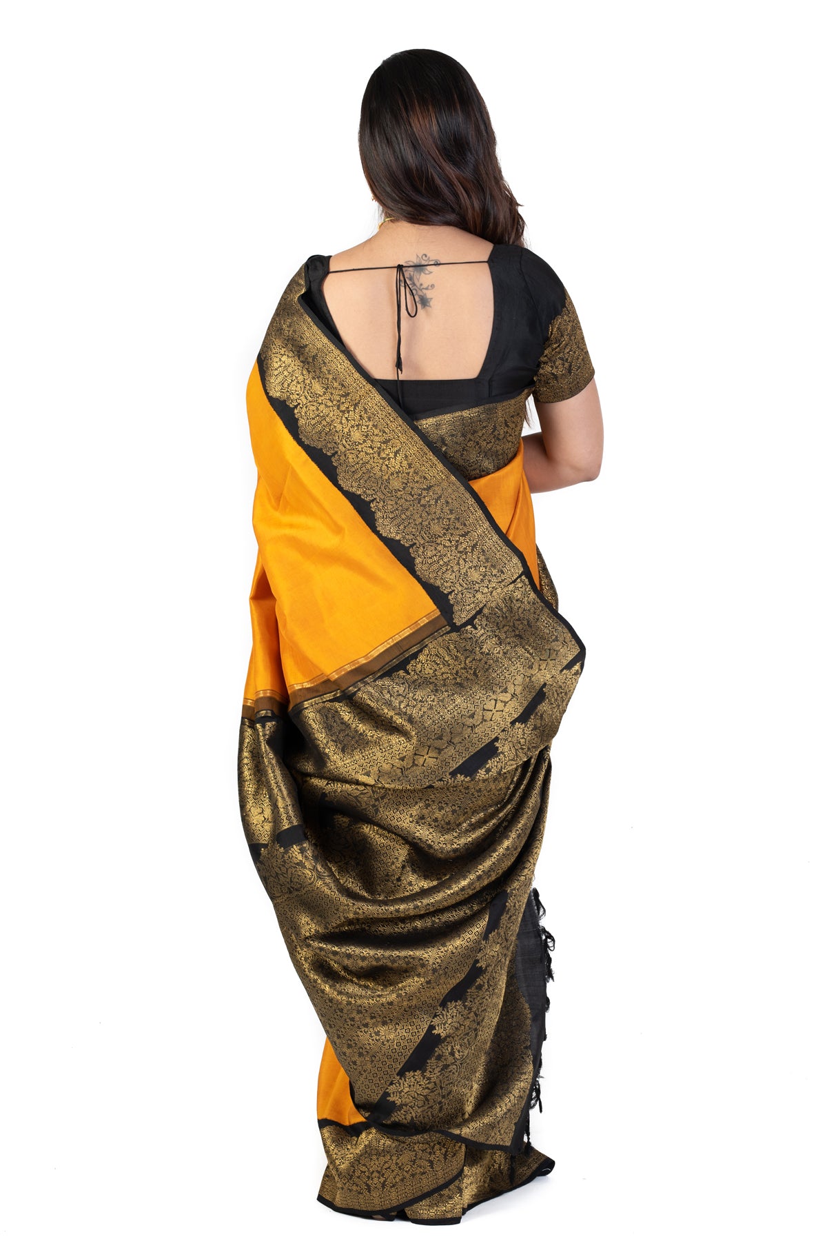 Yellow Kanjipuram Saree