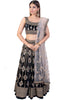 Blue Velvet Fully Embroidered Lehenga Set