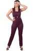 Dark Maroon Jumpsuit