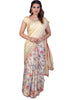 Light Yellow Floral Printed Saree