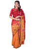 Orange Ombre Saree