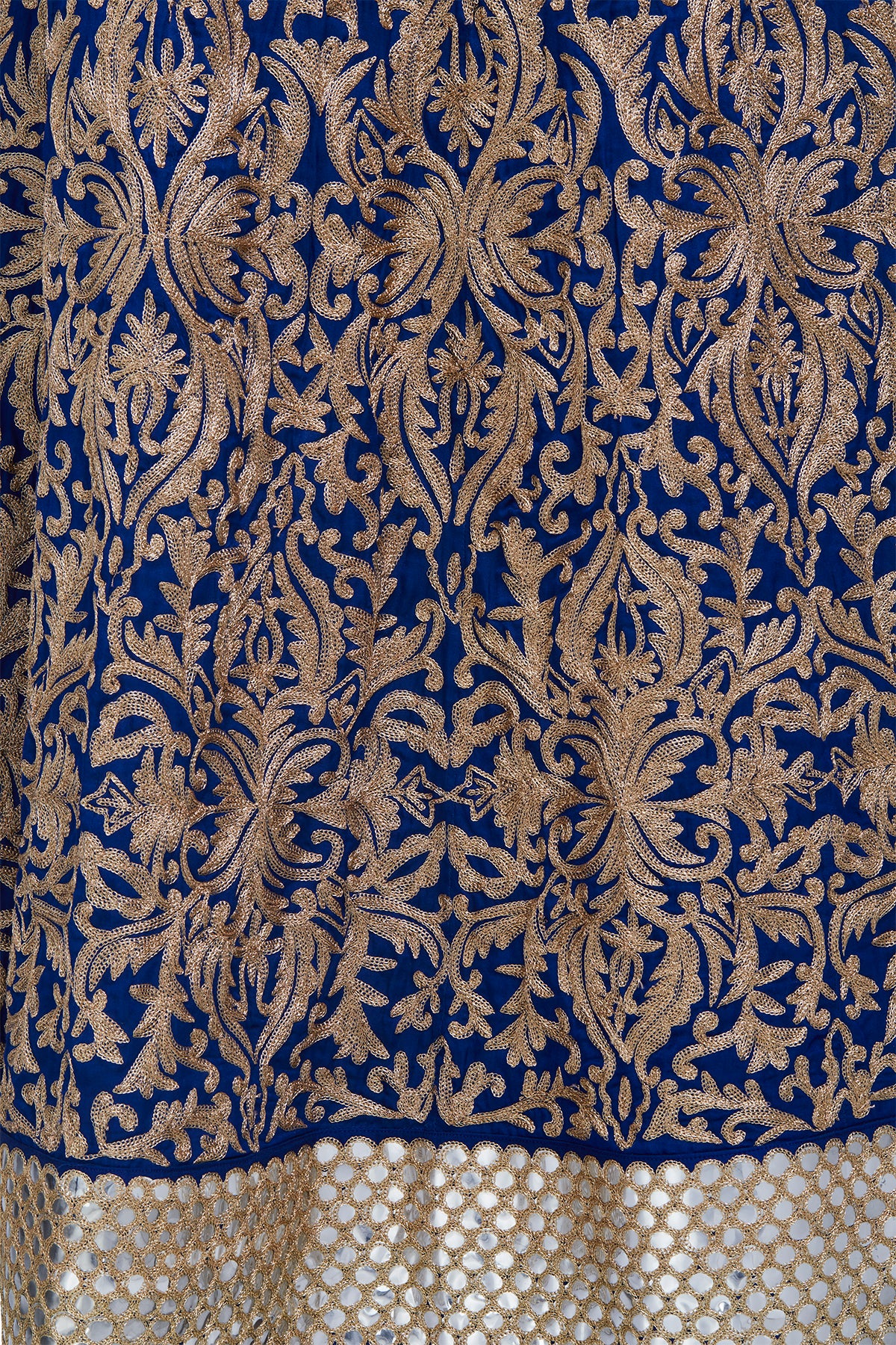 Blue Full Length Embroided Anarkali