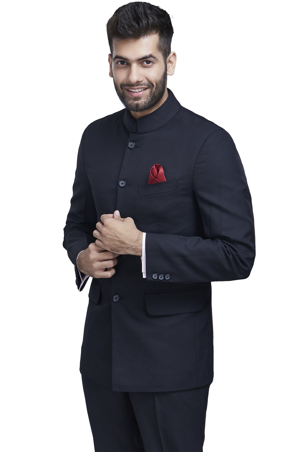 Black Formal Bandhgala