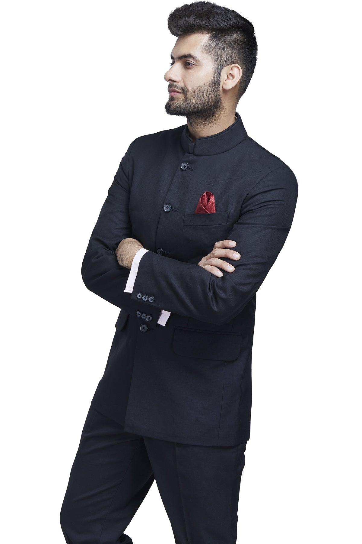 Black Formal Bandhgala