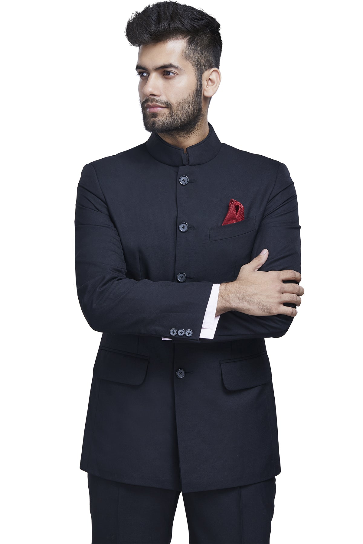 Black Formal Bandhgala