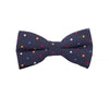 Revolutionise your look with this eclectic multi-colour polka dot bow tie that brings a quirky edge to any classic outfit. 