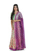 Go ahead and stun in this mint green embroidered lehenga set with a contrasting net dupatta for your next big occasion. 