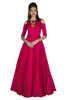 Stand tall and pinkture perfect in this flowy, cascading cocktail gown in bright pink silk. 