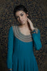 Turquoise Kalidar Kurta
