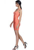 Seal the deal in this form-fitted peach bandage dress - flirty and fun as ever and with its fashion quotient topping the charts. 
