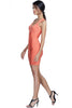 Seal the deal in this form-fitted peach bandage dress - flirty and fun as ever and with its fashion quotient topping the charts. 
