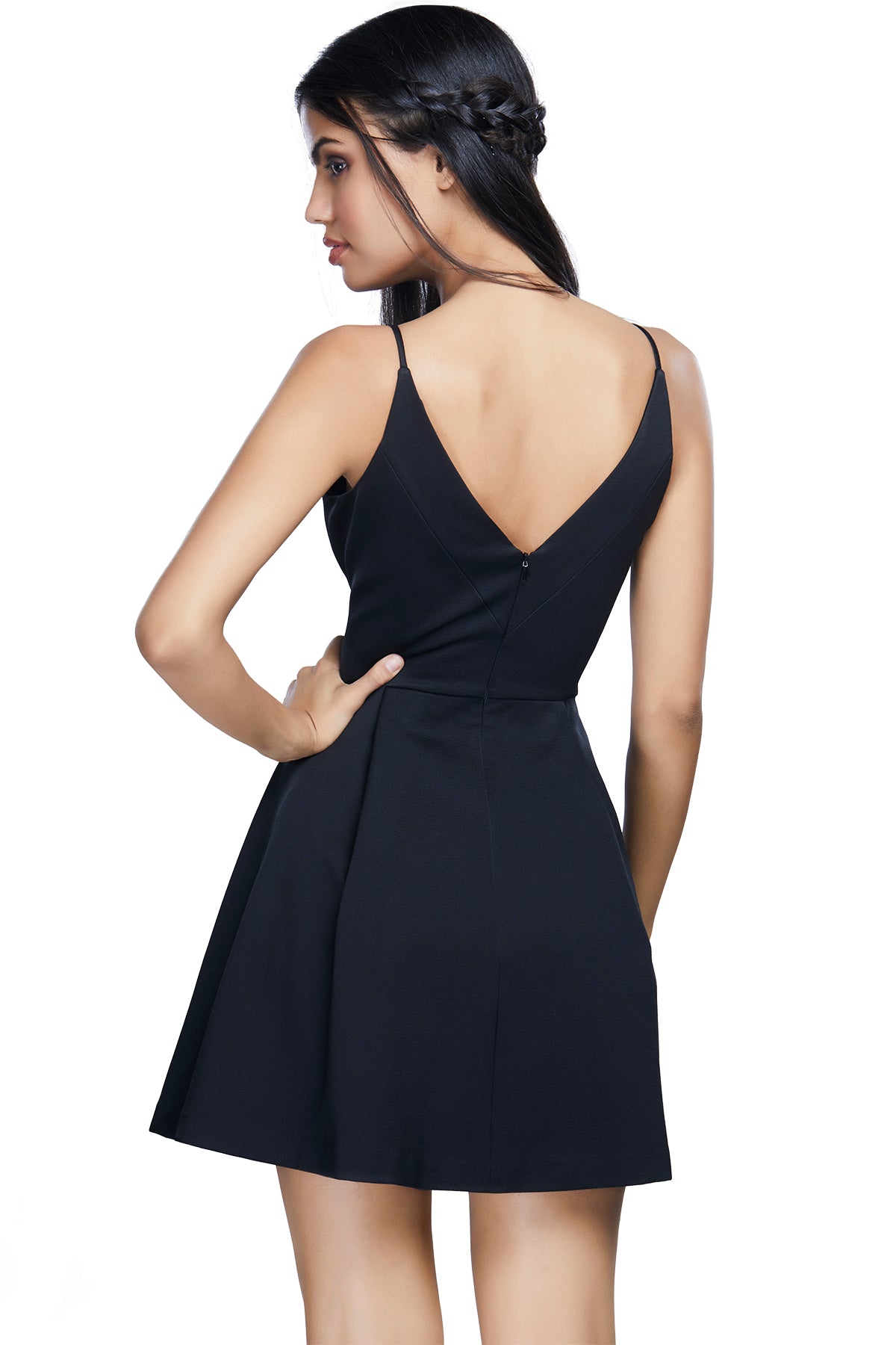 Black short dress