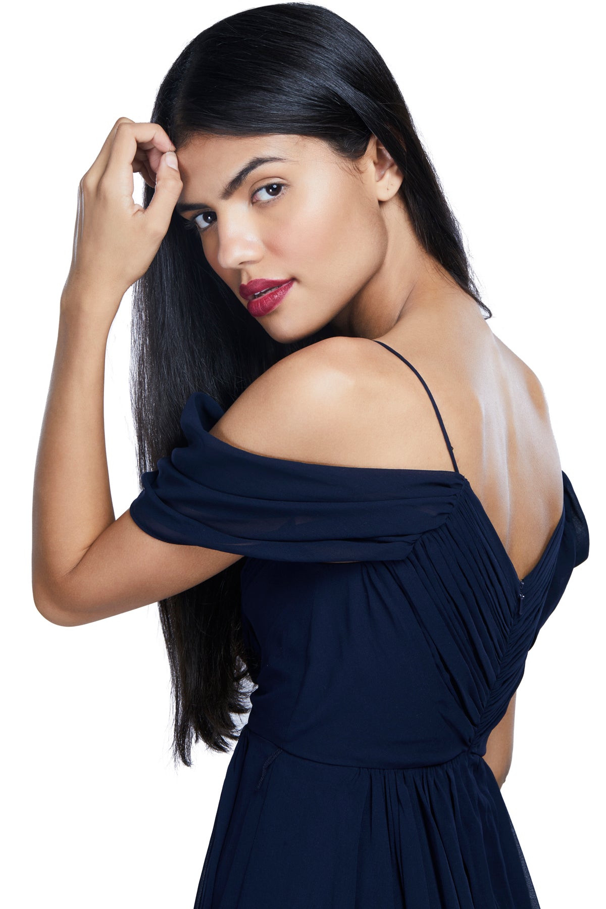 Navy blue short dress – TheStylease.com